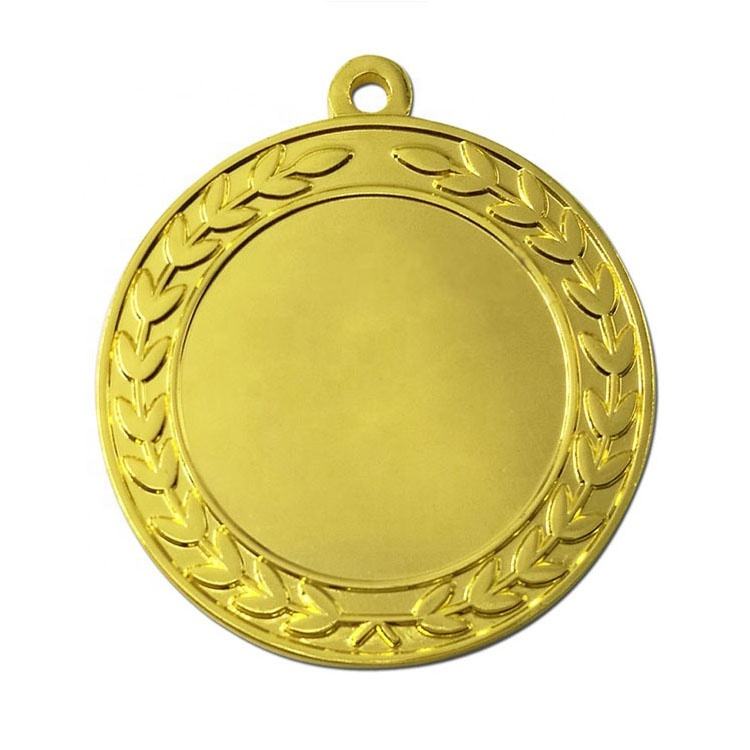 Medalha de metal de corrida de prêmio em branco