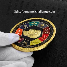 Coleção de moedas de esmalte 2D para lembrança Modelo 3D
