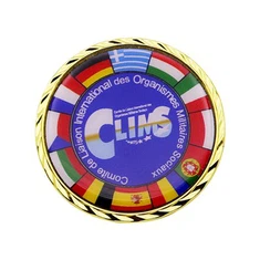 3d Die Stamped Esmalte Comemorativo Liga de Zinco Desafio Moeda