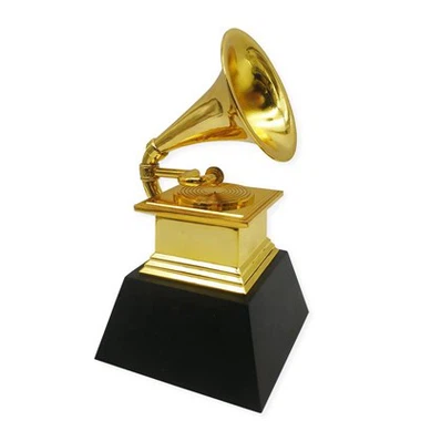 Troféu do Prêmio Grammy de Réplica de Metal